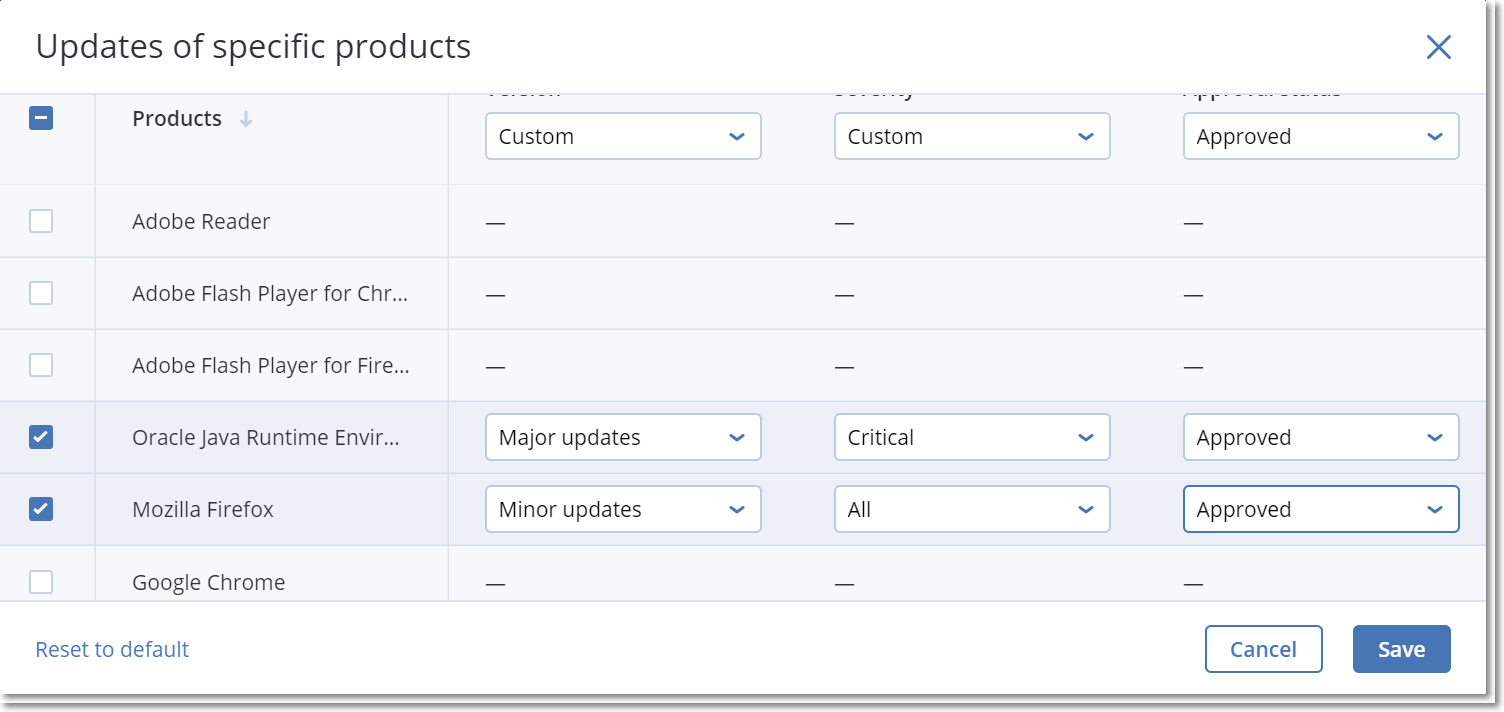 Settings management. Win 3rd form.